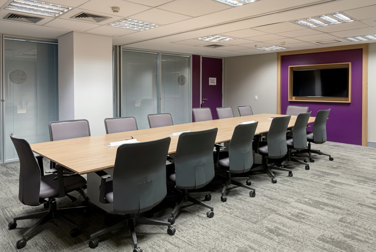 Sala de reuniões do escritório
