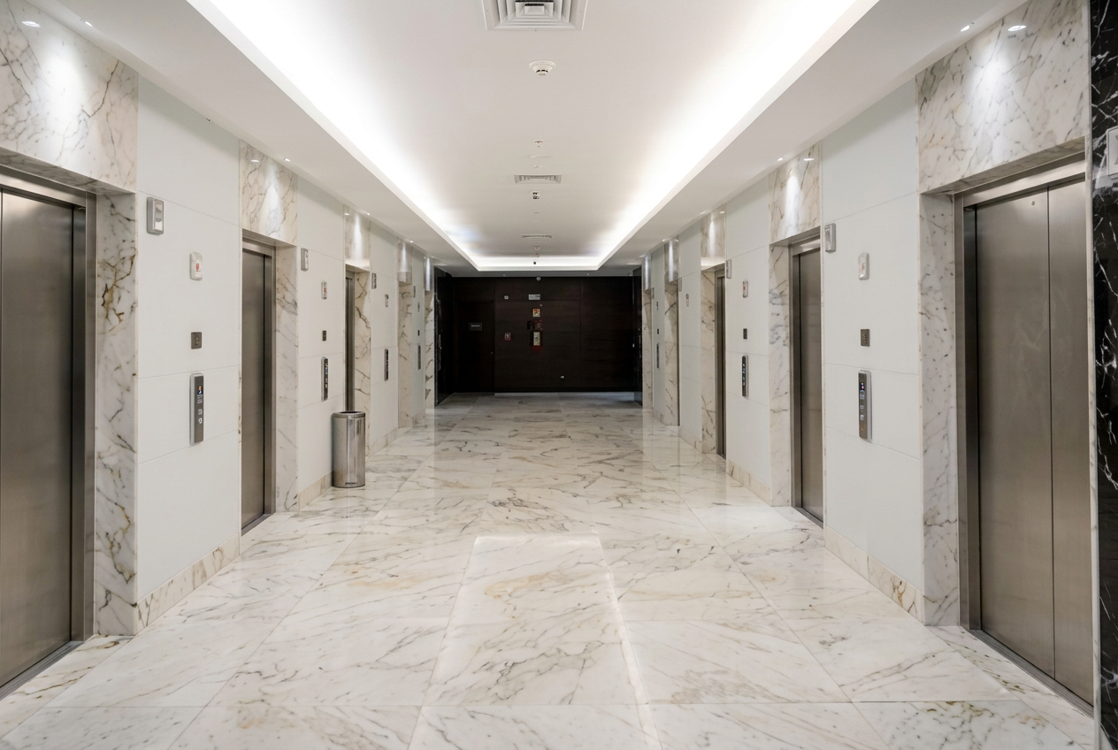 Hall de acesso ao escritório
